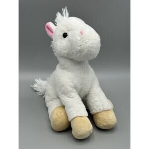 Goffa International White Horse Pony Plush 11 Inch Stuffed Animal